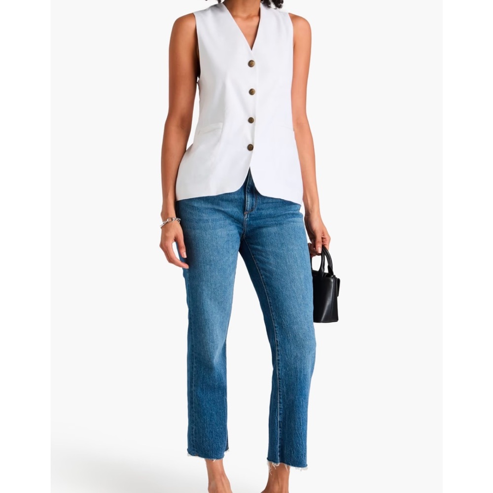 Rag & Bone White Vest M